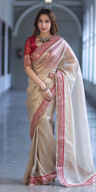 NC 5559 Cream Soft Twil Net Saree. Perfect for Wedding, Party, Onam, Family Gatherings, Mehendi – Festive Deal ₹1849. Delivery 4-6 Working Days | Creative Sarees, Bollywood Sarees, Designer Sarees, Embroidered Sarees, Ethnic Saree, Modern Digital sarees, Party Wear Sarees, Sarees