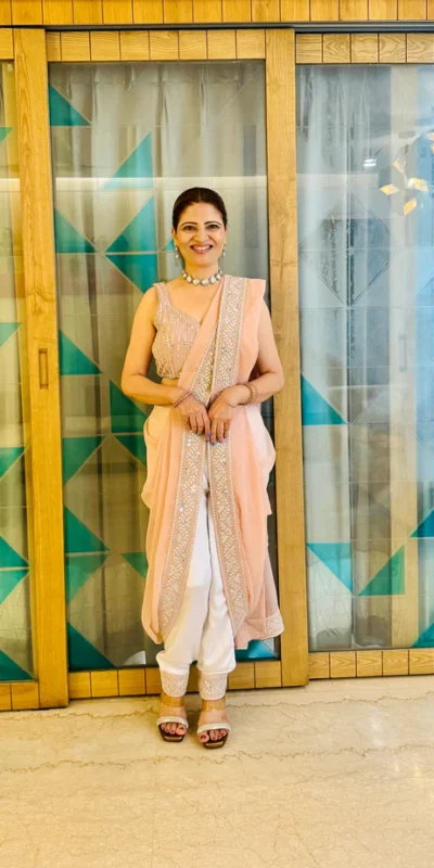 FB L302 Light Peach Color Dual Tone Star Georgette Salwar Suit with Embroidery Work. Affordable Price ₹2999. Delivery 4-6 Working Days. Shop now. | Casual Suits, Jump Suits, Creative suits, Designer Suits, Palazzo Suits, Party Wear Suits, Patiala Suits, Salwar suit, Straight Suits