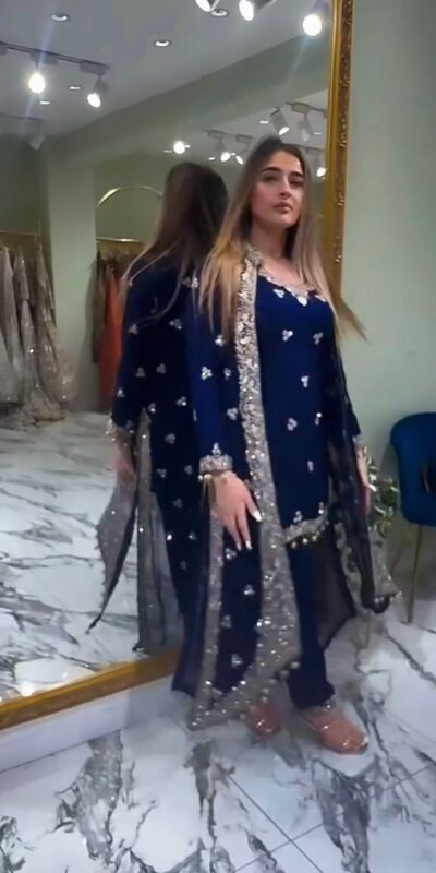 ST 1151 Navy Blue Color Dual Tone Star Georgette Salwar Suit with Embroidery Work. Affordable Price ₹2049. Delivery 4-6 Working Days. Shop now. | Casual Suits, Jump Suits, Creative suits, Designer Suits, Palazzo Suits, Party Wear Suits, Patiala Suits, Salwar suit, Straight Suits