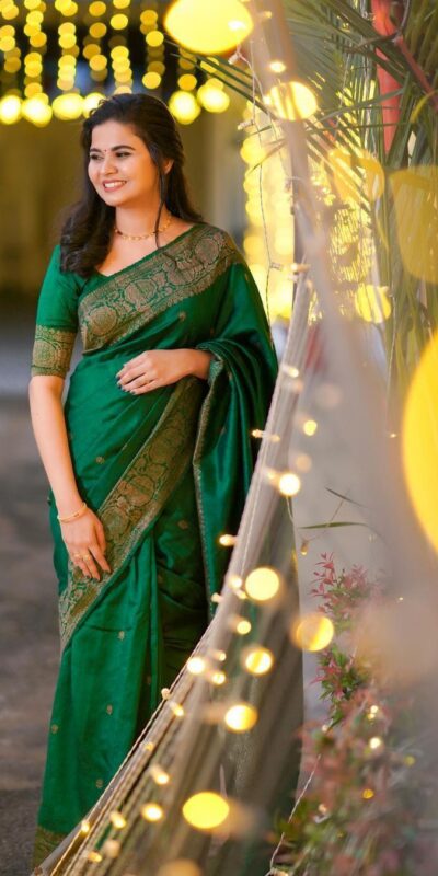KPR 6075 Green in Color Soft Lichi Silk Lace Work & Lace Border Saree . Special Price ₹1399. Delivery 4-6 Working Days. Shop now. | Creative Sarees, Bollywood Sarees, Designer Sarees, Embroidered Sarees, Ethnic Saree, Modern Digital sarees, Party Wear Sarees, Sarees
