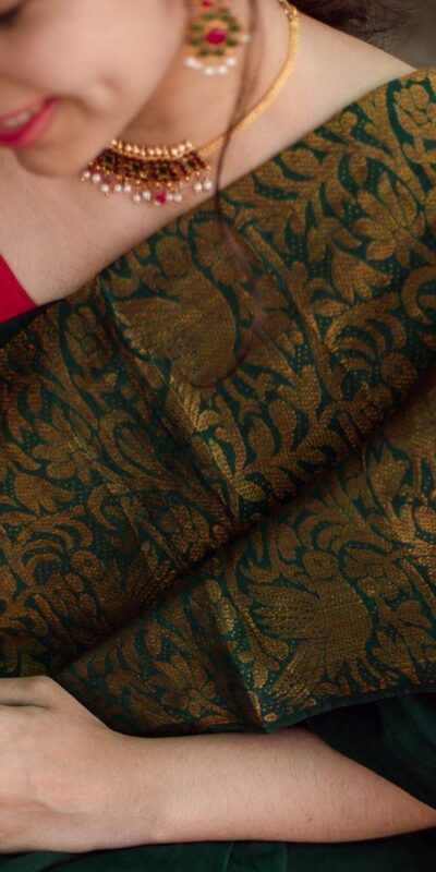 KPR 070 Green Color Soft Lichi Silk Saree with Lace Border & Lace Work. Best Price ₹1349. Delivery 4-6 Working Days. Shop now. | Creative Sarees, Bollywood Sarees, Designer Sarees, Embroidered Sarees, Ethnic Saree, Modern Digital sarees, Party Wear Sarees, Sarees