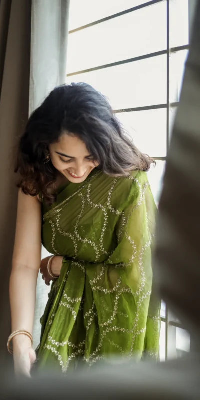 MS 505 Green Viscose Satin Saree with Sequins Work & Embroidery Work. Special Price ₹1599. Delivery 4-6 Working Days. Shop now. | Creative Sarees, Bollywood Sarees, Designer Sarees, Embroidered Sarees, Ethnic Saree, Modern Digital sarees, Party Wear Sarees, Sarees