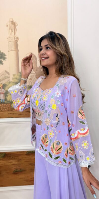 RR 35 Lavender Faux Georgette Salwar Suit Perfect for Wedding, Party, Family Gatherings, Sangeet, Housewarming – . Affordable Price ₹2149. Days | Casual Suits, Jump Suits, Creative suits, Designer Suits, Palazzo Suits, Party Wear Suits, Patiala Suits, Salwar suit, Straight Suits