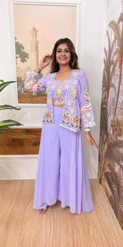 RR 35 Lavender Faux Georgette Salwar Suit Perfect for Wedding, Party, Family Gatherings, Sangeet, Housewarming – . Affordable Price ₹2149. Days | Casual Suits, Jump Suits, Creative suits, Designer Suits, Palazzo Suits, Party Wear Suits, Patiala Suits, Salwar suit, Straight Suits