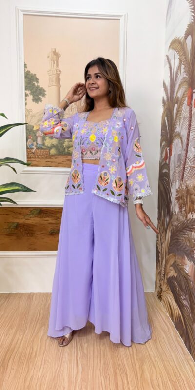 RR 35 Lavender Faux Georgette Salwar Suit Perfect for Wedding, Party, Family Gatherings, Sangeet, Housewarming – . Affordable Price ₹2149. Days | Casual Suits, Jump Suits, Creative suits, Designer Suits, Palazzo Suits, Party Wear Suits, Patiala Suits, Salwar suit, Straight Suits