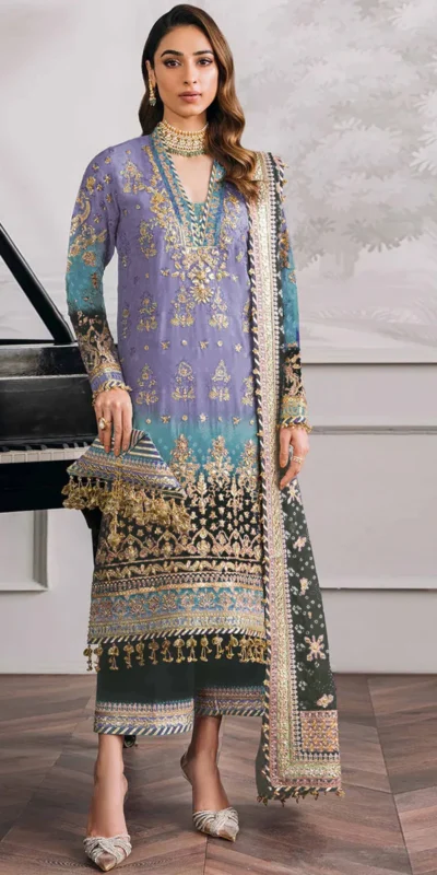 FC 1116 Lavender Georgette Digital Print Sequence Work Salwar Suit. online Get it for ₹2499. Delivery 4-6 Working Days. Shop now. | Casual Suits, Jump Suits, Creative suits, Designer Suits, Palazzo Suits, Party Wear Suits, Patiala Suits, Salwar suit, Straight Suits