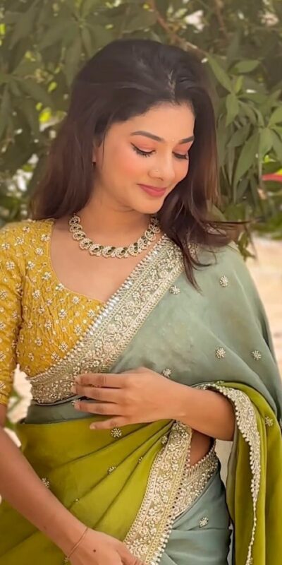 NC 5522 Mahendi Chinon Saree Perfect for Wedding, Party, Temple Visit, Durga Puja, Reception – . Get it for ₹2449. Delivery 4-6 Working Days. Shop now. | Creative Sarees, Bollywood Sarees, Designer Sarees, Embroidered Sarees, Ethnic Saree, Modern Digital sarees, Party Wear Sarees, Sarees