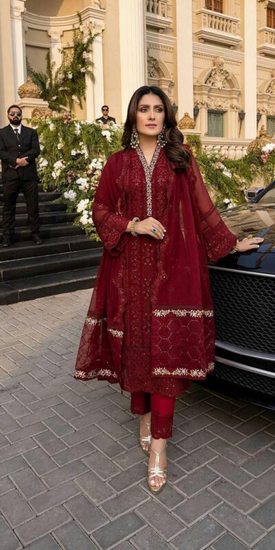 JF 001 Maroon Faux Georgette Salwar Suit. Perfect for Wedding, Party, Ganesh Chaturthi, Baisakhi, Bridal Wear – Exclusive Offer ₹2099. Delivery 4-6 | Casual Suits, Jump Suits, Creative suits, Designer Suits, Palazzo Suits, Party Wear Suits, Patiala Suits, Salwar suit, Straight Suits