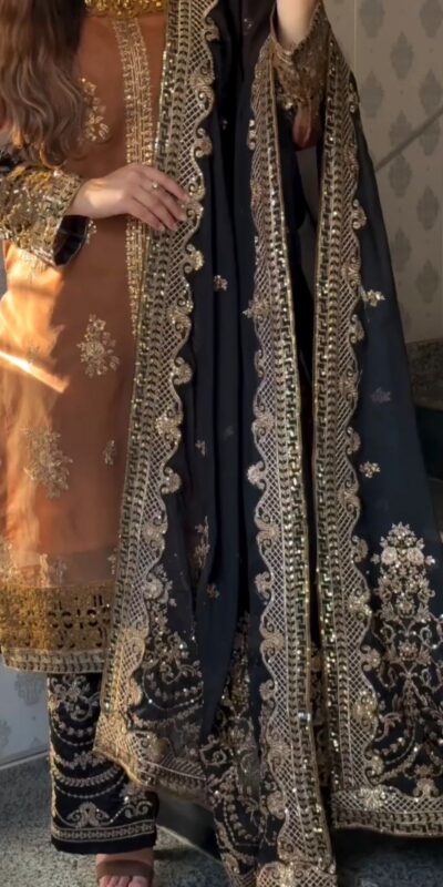 ST 1161 Orange Nylon Twil Net Salwar Suit with Embroidery Work. Available at ₹2149 only. Delivery 4-6 Working Days. Shop now. | Casual Suits, Jump Suits, Creative suits, Designer Suits, Palazzo Suits, Party Wear Suits, Patiala Suits, Salwar suit, Straight Suits