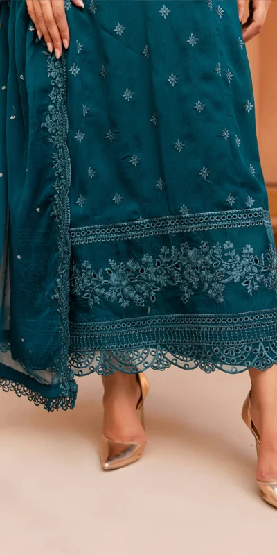 BE 328 Teal Faux Georgette Salwar Suit Perfect for Wedding, Party, Family Gatherings, Sangeet, Housewarming – . Affordable Price ₹1949. Days | Casual Suits, Jump Suits, Creative suits, Designer Suits, Palazzo Suits, Party Wear Suits, Patiala Suits, Salwar suit, Straight Suits