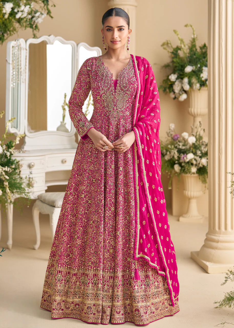 FC 5807 Pink Color Georgette Thread Sequence Work Salwar Suit . Introductory Price ₹3649. Delivery 4-6 Working Days. Shop now. | Casual Suits, Jump Suits, Creative suits, Designer Suits, Palazzo Suits, Party Wear Suits, Patiala Suits, Salwar suit, Straight Suits