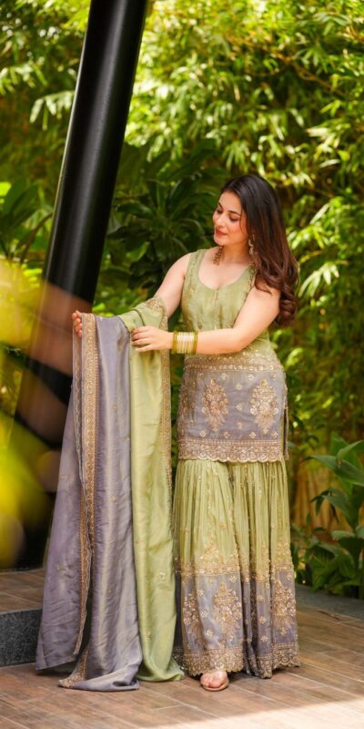 BB 47 Pista Chinon Salwar Suit with Embroidery Work. Wedding, Party, Festive, Events, Exclusive Offer ₹2599. Delivery 4-6 Working Days. Shop now. | Casual Suits, Jump Suits, Creative suits, Designer Suits, Palazzo Suits, Party Wear Suits, Patiala Suits, Salwar suit, Straight Suits