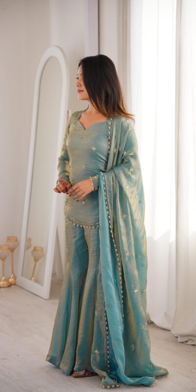 ZSR 3159 Pista Fendy Silk Salwar Suitwith Embroidery Work & Lace Work. Now at just ₹2049. Delivery 4-6 Working Days. Shop now. | Casual Suits, Jump Suits, Creative suits, Designer Suits, Palazzo Suits, Party Wear Suits, Patiala Suits, Salwar suit, Straight Suits