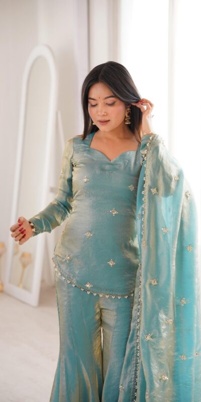 ZSR 3159 Pista Fendy Silk Salwar Suitwith Embroidery Work & Lace Work. Now at just ₹2049. Delivery 4-6 Working Days. Shop now. | Casual Suits, Jump Suits, Creative suits, Designer Suits, Palazzo Suits, Party Wear Suits, Patiala Suits, Salwar suit, Straight Suits