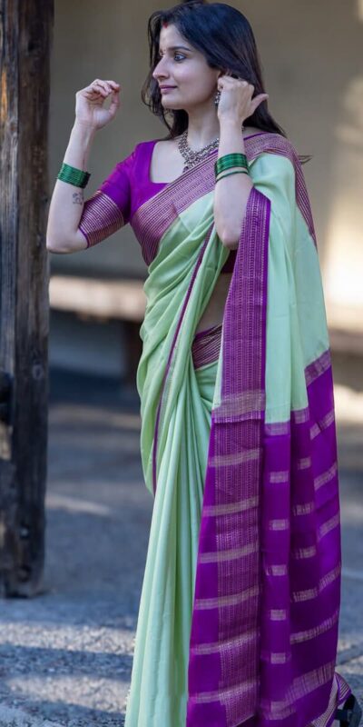 KPR 280 Pista Color Soft Lichi Silk Saree with Lace Border & Lace Work. Best Price ₹1449. Delivery 4-6 Working Days. Shop now. | Creative Sarees, Bollywood Sarees, Designer Sarees, Embroidered Sarees, Ethnic Saree, Modern Digital sarees, Party Wear Sarees, Sarees