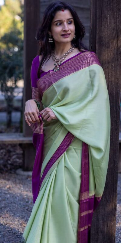 KPR 280 Pista Color Soft Lichi Silk Saree with Lace Border & Lace Work. Best Price ₹1449. Delivery 4-6 Working Days. Shop now. | Creative Sarees, Bollywood Sarees, Designer Sarees, Embroidered Sarees, Ethnic Saree, Modern Digital sarees, Party Wear Sarees, Sarees
