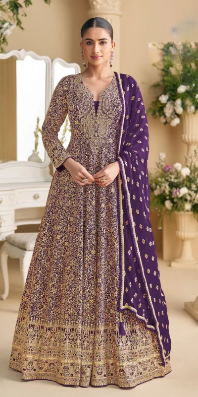 FC 5807 Purple Color Georgette Thread Sequence Work Salwar Suit . Introductory Price ₹3649. Delivery 4-6 Working Days. Shop now. | Casual Suits, Jump Suits, Creative suits, Designer Suits, Palazzo Suits, Party Wear Suits, Patiala Suits, Salwar suit, Straight Suits