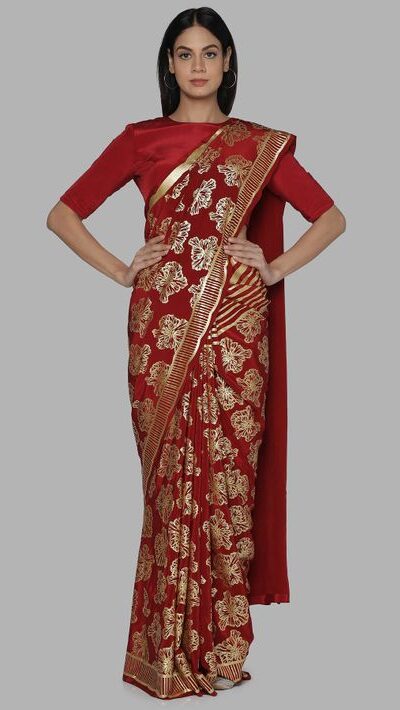 KT 148 Red Color Dolla Silk Foil Printed Saree Designer Work. Online Best Price ₹1474. Delivery 4-6 Working Days. Shop now. | Creative Sarees, Bollywood Sarees, Designer Sarees, Embroidered Sarees, Ethnic Saree, Modern Digital sarees, Party Wear Sarees, Sarees