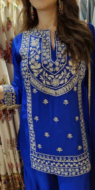 KD 1574 Royal Blue Color Faux Georgette Salwar Suit with Embroidery Work. Best Price ₹1949. Delivery 4-6 Working Days. Shop now. | Casual Suits, Jump Suits, Creative suits, Designer Suits, Palazzo Suits, Party Wear Suits, Patiala Suits, Salwar suit, Straight Suits