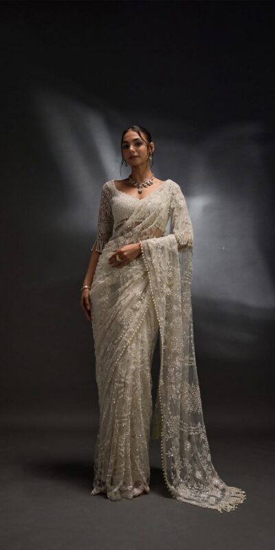 DF 3470 Silver Mono Net Saree Silver with Embroidery Work & Sequins Work. Festive Deal ₹1799. Delivery 4-6 Working Days. Shop now. | Creative Sarees, Bollywood Sarees, Designer Sarees, Embroidered Sarees, Ethnic Saree, Modern Digital sarees, Party Wear Sarees, Sarees