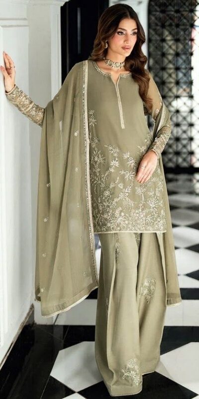 RTC 6037 Sage Green Faux Georgette Salwar Suit with Designer Work. Affordable Price ₹2149. Delivery 4-6 Working Days. Shop now. | Casual Suits, Jump Suits, Creative suits, Designer Suits, Palazzo Suits, Party Wear Suits, Patiala Suits, Salwar suit, Straight Suits