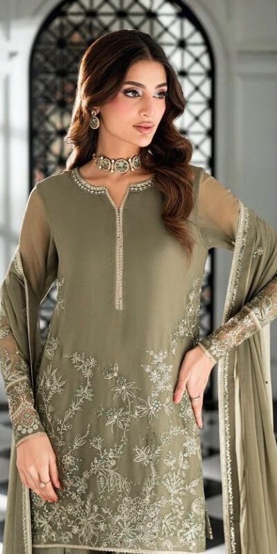 RTC 6037 Sage Green Faux Georgette Salwar Suit with Designer Work. Affordable Price ₹2149. Delivery 4-6 Working Days. Shop now. | Casual Suits, Jump Suits, Creative suits, Designer Suits, Palazzo Suits, Party Wear Suits, Patiala Suits, Salwar suit, Straight Suits