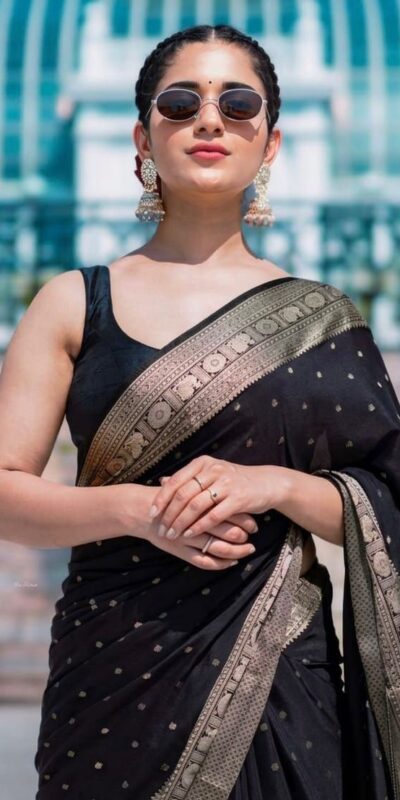 KP 303 Black in Soft Lichi Silk Jacquard Work Designer Work Saree . Exclusive Offer ₹1349. Delivery 4-6 Working Days. Shop now. | Creative Sarees, Bollywood Sarees, Designer Sarees, Embroidered Sarees, Ethnic Saree, Modern Digital sarees, Party Wear Sarees, Sarees