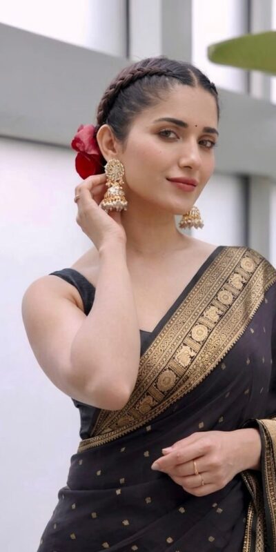 KP 303 Black in Soft Lichi Silk Jacquard Work Designer Work Saree . Exclusive Offer ₹1349. Delivery 4-6 Working Days. Shop now. | Creative Sarees, Bollywood Sarees, Designer Sarees, Embroidered Sarees, Ethnic Saree, Modern Digital sarees, Party Wear Sarees, Sarees