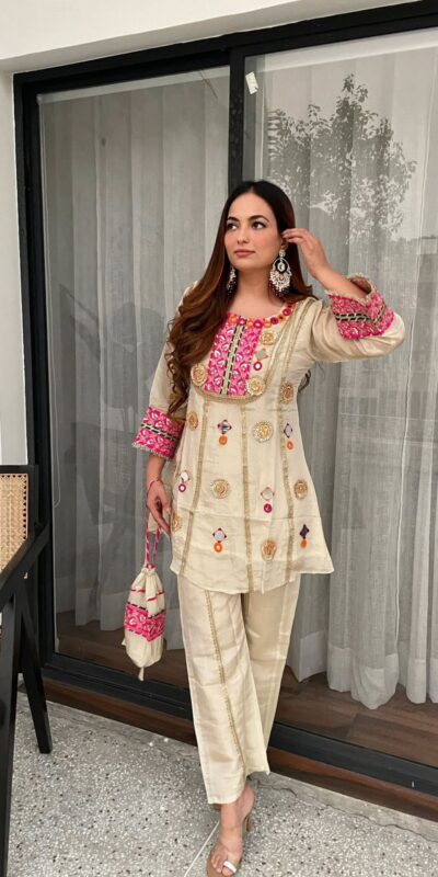 LG 2091 Cream in Cos Moss Mirror Work & Embroidery Work Salwar Suit . Festive Deal ₹2049. Delivery 4-6 Working Days. Shop now. | Casual Suits, Jump Suits, Creative suits, Designer Suits, Palazzo Suits, Party Wear Suits, Patiala Suits, Salwar suit, Straight Suits