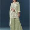 FC 727 Pista Chiffon Georgette Salwar Suit. Perfect for Wedding, Party, Baby Shower, Pooja, Temple Visit – Grab it for ₹2599. Delivery 4-6 Work | Casual Suits, Jump Suits, Creative suits, Designer Suits, Palazzo Suits, Party Wear Suits, Patiala Suits, Salwar suit, Straight Suits