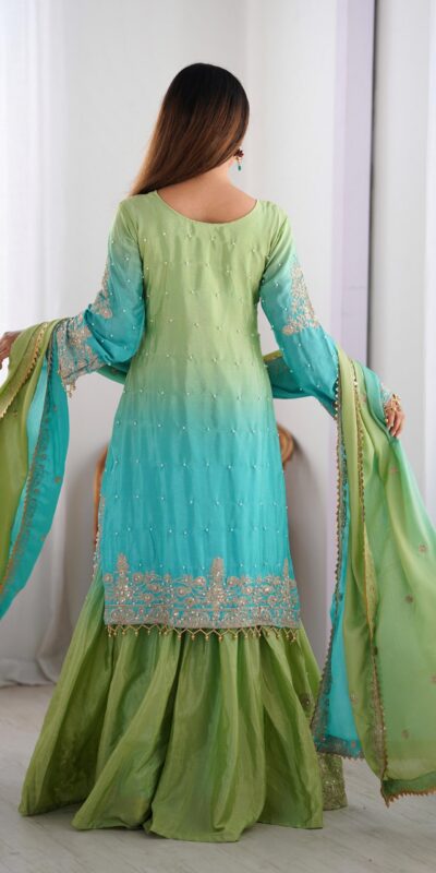 KD 1498 Green Color Chinon Silk Designer Work Salwar Suit in Get it for ₹2499. Delivery 4-6 Working Days. Online Shop now. | Casual Suits, Jump Suits, Creative suits, Designer Suits, Palazzo Suits, Party Wear Suits, Patiala Suits, Salwar suit, Straight Suits