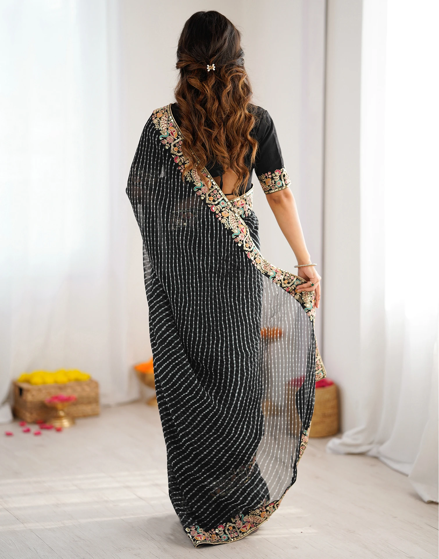 SP 79 Black Faux Georgette Saree Perfect for Wedding, Party, Lohri, Engagement, Baby Shower – . Now at just ₹1999. Delivery 4-6 Working Days. Shop now | Creative Sarees, Bollywood Sarees, Designer Sarees, Embroidered Sarees, Ethnic Saree, Modern Digital sarees, Party Wear Sarees, Sarees