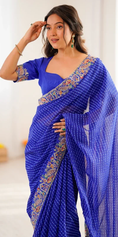 SP 79 Blue Faux Georgette Saree Perfect for Wedding, Party, Lohri, Engagement, Baby Shower – . Now at just ₹1999. Delivery 4-6 Working Days. Shop now | Creative Sarees, Bollywood Sarees, Designer Sarees, Embroidered Sarees, Ethnic Saree, Modern Digital sarees, Party Wear Sarees, Sarees