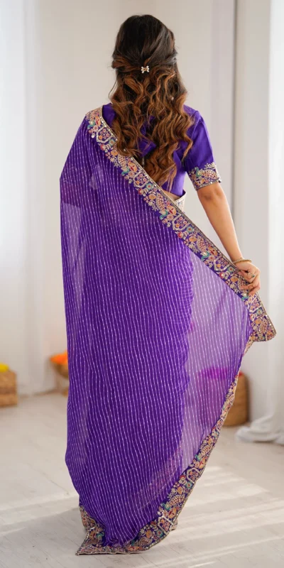 SP 79 Purple Faux Georgette Saree Perfect for Wedding, Party, Lohri, Engagement, Baby Shower – . Now at just ₹1999. Delivery 4-6 Working Days. Shop now | Creative Sarees, Bollywood Sarees, Designer Sarees, Embroidered Sarees, Ethnic Saree, Modern Digital sarees, Party Wear Sarees, Sarees