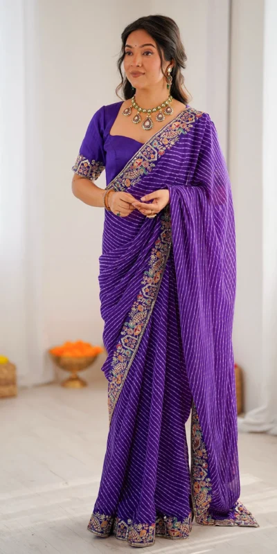 SP 79 Purple Faux Georgette Saree Perfect for Wedding, Party, Lohri, Engagement, Baby Shower – . Now at just ₹1999. Delivery 4-6 Working Days. Shop now | Creative Sarees, Bollywood Sarees, Designer Sarees, Embroidered Sarees, Ethnic Saree, Modern Digital sarees, Party Wear Sarees, Sarees