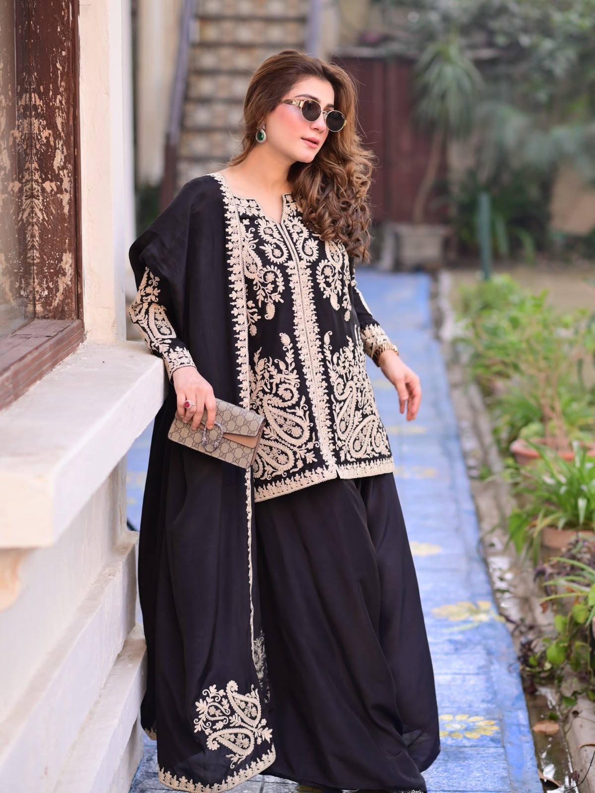 KD 1631 Black Black Faux Georgette Salwar Suit with Embroidery Work. Get it for ₹2099. Delivery 4-6 Working Days. Shop now. | Casual Suits, Jump Suits, Creative suits, Designer Suits, Palazzo Suits, Party Wear Suits, Patiala Suits, Salwar suit, Straight Suits