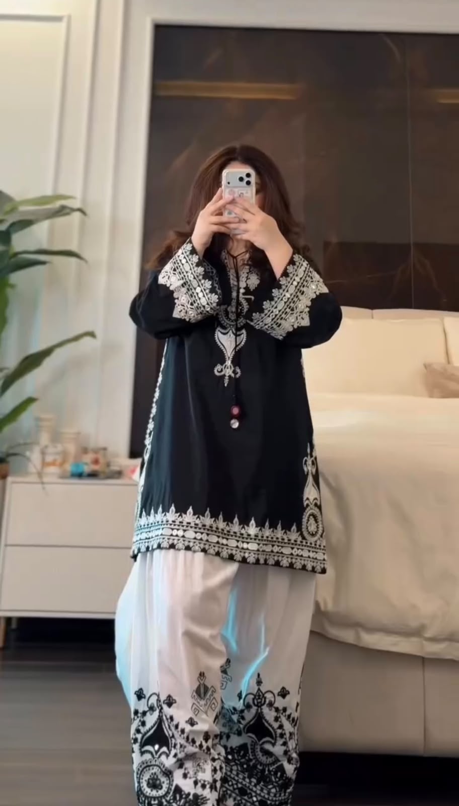 JF 044 Black Black Natural Crep Silk Salwar Suit with Embroidery Work & Digital Print. Now at just ₹2099. Delivery 4-6 Working Days. Shop now. | Casual Suits, Jump Suits, Creative suits, Designer Suits, Palazzo Suits, Party Wear Suits, Patiala Suits, Salwar suit, Straight Suits