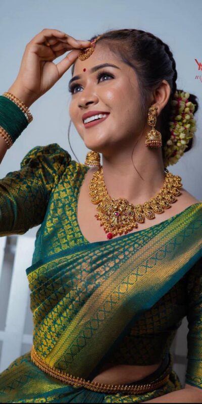KPR 153 Green Color Soft Lichi Silk Saree with Jacquard Work. Best Price ₹1349. Delivery 4-6 Working Days. Online Shop now. | Creative Sarees, Bollywood Sarees, Designer Sarees, Embroidered Sarees, Ethnic Saree, Modern Digital sarees, Party Wear Sarees, Sarees