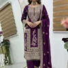 ZD 10020 Wine Chinon Silk Salwar Suit Perfect for Wedding, Party, Ganesh Chaturthi, Baby Shower, Makar Sankranti – . Affordable Price ₹1999. | Casual Suits, Jump Suits, Creative suits, Designer Suits, Palazzo Suits, Party Wear Suits, Patiala Suits, Salwar suit, Straight Suits