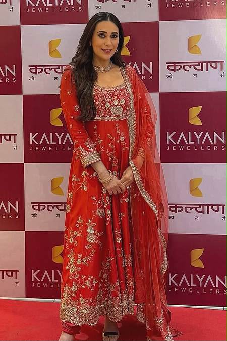 SSR 545 Red in Red Georgette Embroidery Work & Sequins Work Gown . Festive Deal ₹2149. Delivery 4-6 Working Days. Shop now. | Bollywood Gowns, Creative Gowns, Designer Gowns, Embroidered Gowns, Gowns, Party Wear Gowns