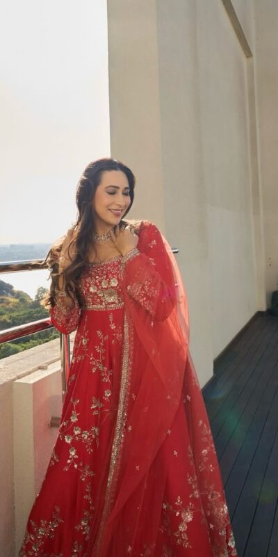 SSR 545 Red in Red Georgette Embroidery Work & Sequins Work Gown . Festive Deal ₹2149. Delivery 4-6 Working Days. Shop now. | Bollywood Gowns, Creative Gowns, Designer Gowns, Embroidered Gowns, Gowns, Party Wear Gowns