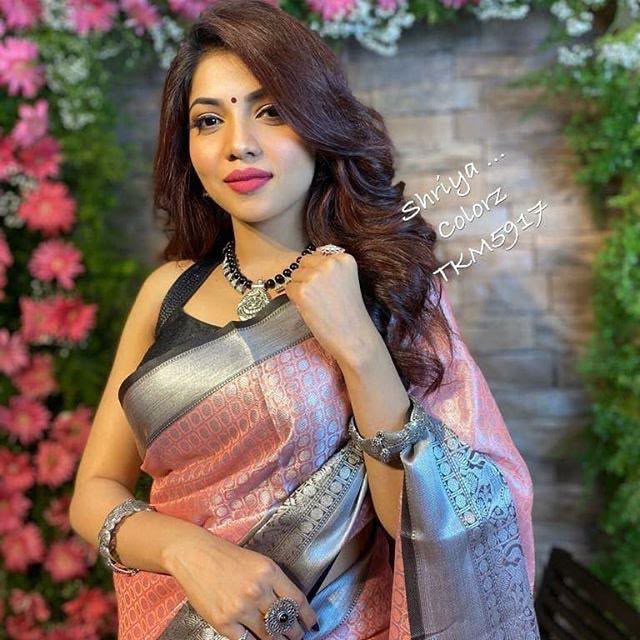 KPR 051 Pink Soft Lichi Silk Saree with Lace Work & Lace Border. Introductory Price ₹1449. Delivery 4-6 Working Days. Shop now. | Creative Sarees, Bollywood Sarees, Designer Sarees, Embroidered Sarees, Ethnic Saree, Modern Digital sarees, Party Wear Sarees, Sarees