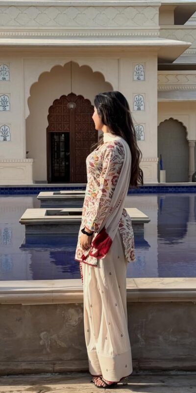 MF 532 Cream Color Cream Cambric Cotton Salwar Suit with Digital Print. Get it for ₹1999. Delivery 4-6 Working Days. Shop now. | Casual Suits, Jump Suits, Creative suits, Designer Suits, Palazzo Suits, Party Wear Suits, Patiala Suits, Salwar suit, Straight Suits
