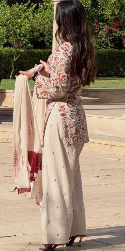 MF 532 Cream Color Cream Cambric Cotton Salwar Suit with Digital Print. Get it for ₹1999. Delivery 4-6 Working Days. Shop now. | Casual Suits, Jump Suits, Creative suits, Designer Suits, Palazzo Suits, Party Wear Suits, Patiala Suits, Salwar suit, Straight Suits