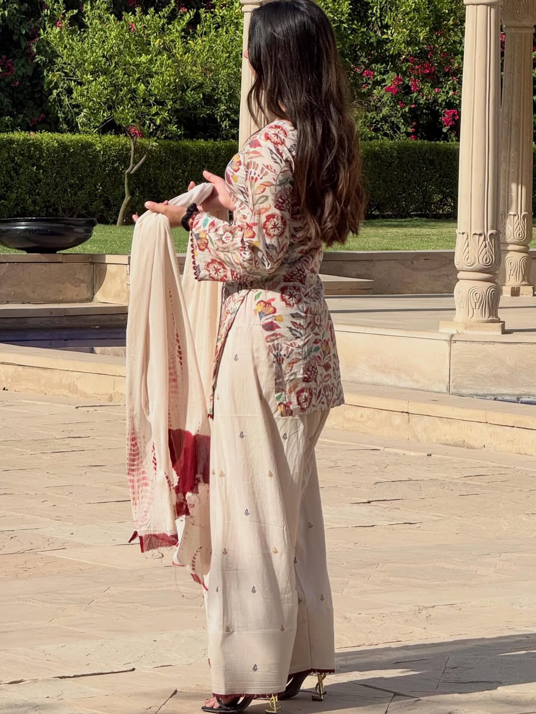 MF 532 Cream Color Cream Cambric Cotton Salwar Suit with Digital Print. Get it for ₹1999. Delivery 4-6 Working Days. Shop now. | Casual Suits, Jump Suits, Creative suits, Designer Suits, Palazzo Suits, Party Wear Suits, Patiala Suits, Salwar suit, Straight Suits