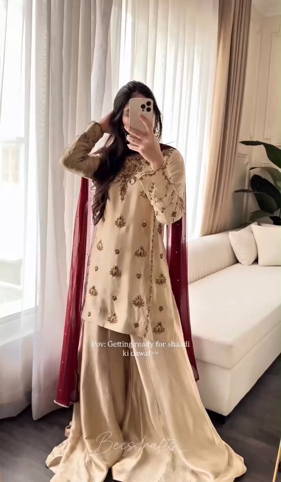 WW 1272 Cream Pure Natural Crep Salwar Suit with Moti Work & Embroidery Work. Affordable Price ₹1949. Delivery 4-6 Working Days. Shop now. | Casual Suits, Jump Suits, Creative suits, Designer Suits, Palazzo Suits, Party Wear Suits, Patiala Suits, Salwar suit, Straight Suits