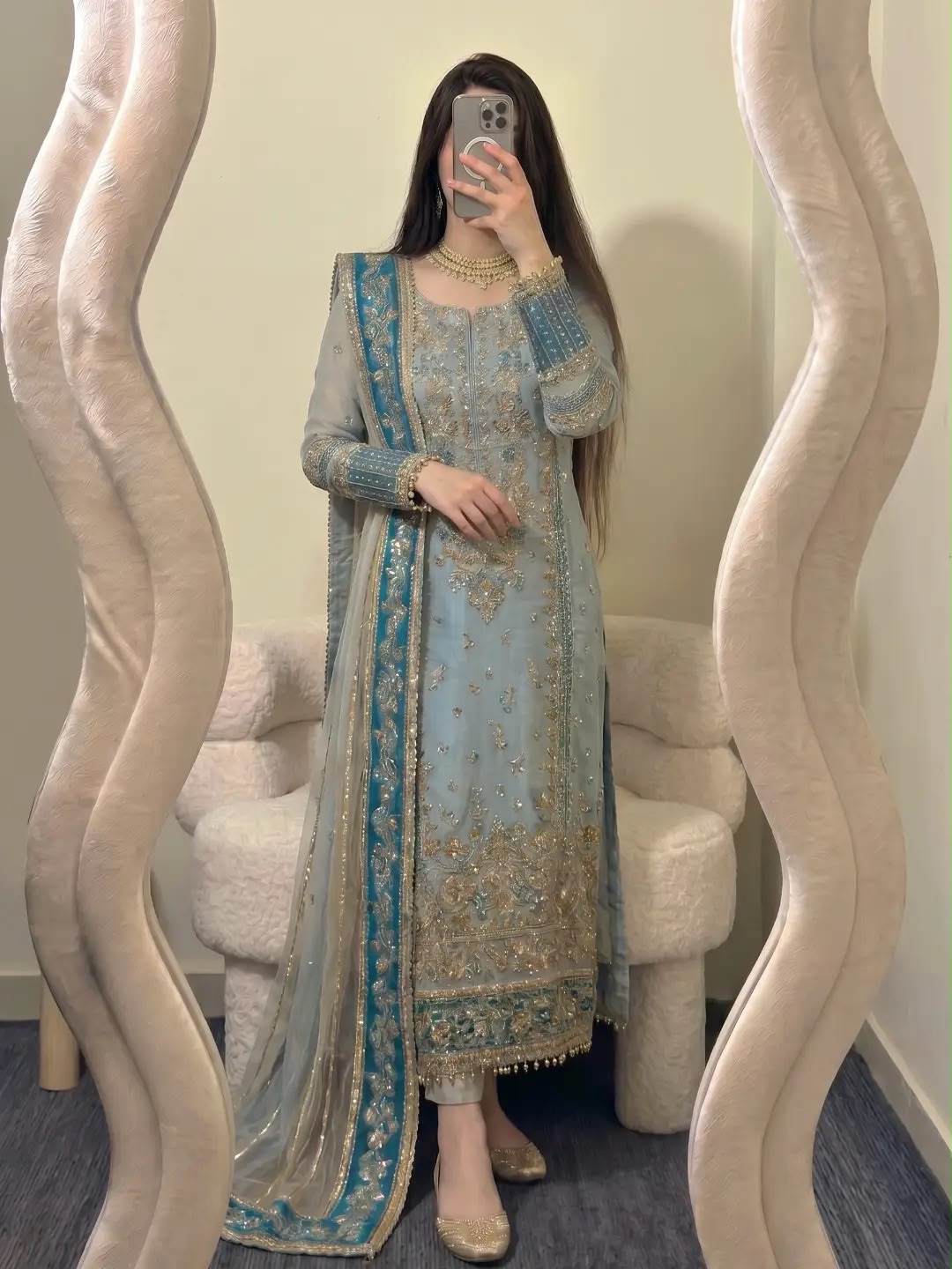ZSR 3175 Blue Fox Georgette Salwar Suit with Embroidery Work & Sequins Work. Grab it for ₹2399. Delivery 4-6 Working Days. Shop now. | Casual Suits, Jump Suits, Creative suits, Designer Suits, Palazzo Suits, Party Wear Suits, Patiala Suits, Salwar suit, Straight Suits