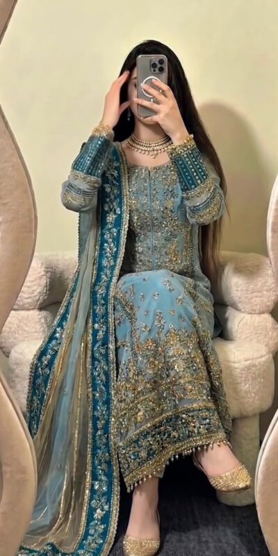 ZSR 3175 Blue Fox Georgette Salwar Suit with Embroidery Work & Sequins Work. Grab it for ₹2399. Delivery 4-6 Working Days. Shop now. | Casual Suits, Jump Suits, Creative suits, Designer Suits, Palazzo Suits, Party Wear Suits, Patiala Suits, Salwar suit, Straight Suits