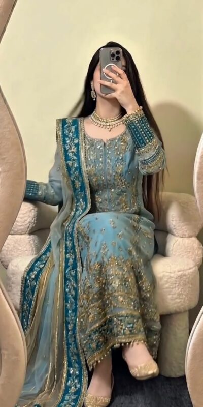 ZSR 3175 Blue Fox Georgette Salwar Suit with Embroidery Work & Sequins Work. Grab it for ₹2399. Delivery 4-6 Working Days. Shop now. | Casual Suits, Jump Suits, Creative suits, Designer Suits, Palazzo Suits, Party Wear Suits, Patiala Suits, Salwar suit, Straight Suits