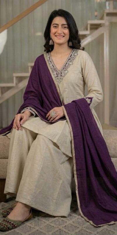 NF 1290 Cream Roman Silk Salwar Suit with Embroidery Work & Sequins Work. Now at just ₹2049. Delivery 4-6 Working Days. Shop now. | Casual Suits, Jump Suits, Creative suits, Designer Suits, Palazzo Suits, Party Wear Suits, Patiala Suits, Salwar suit, Straight Suits
